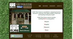 Desktop Screenshot of foretheirfuture.org